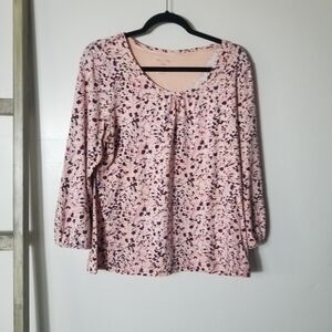 WHITE STAG WOMEN'S PINK BLOUSE SIZE XL